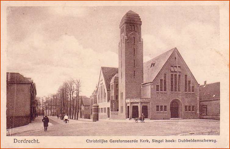 Dubbeldamseweg Noord, Christelijk Gereformeerde Kerk, kort na 1921