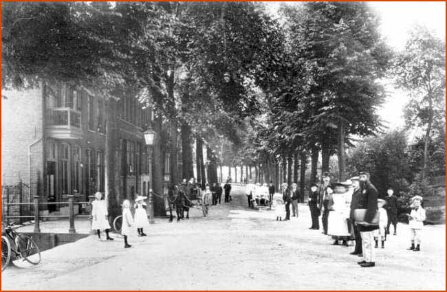 Dubbeldamseweg, vanaf de Singel, ca. 1905.