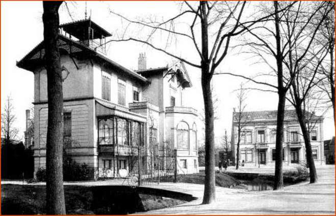 Dubbeldamseweg, hoek Burg. de Raadtsingel,  ca.1906