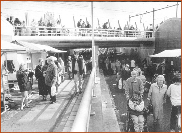 Dubbeldamseweg Zuid, opening Blauwe tunnel, 27 oktober 1995